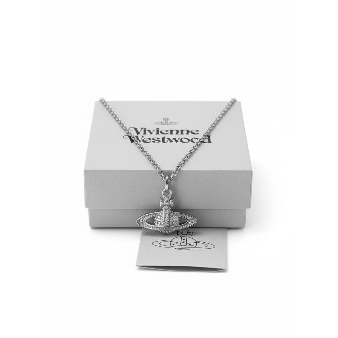 Vivienne Westwood Crystal Orb Pendant Necklace