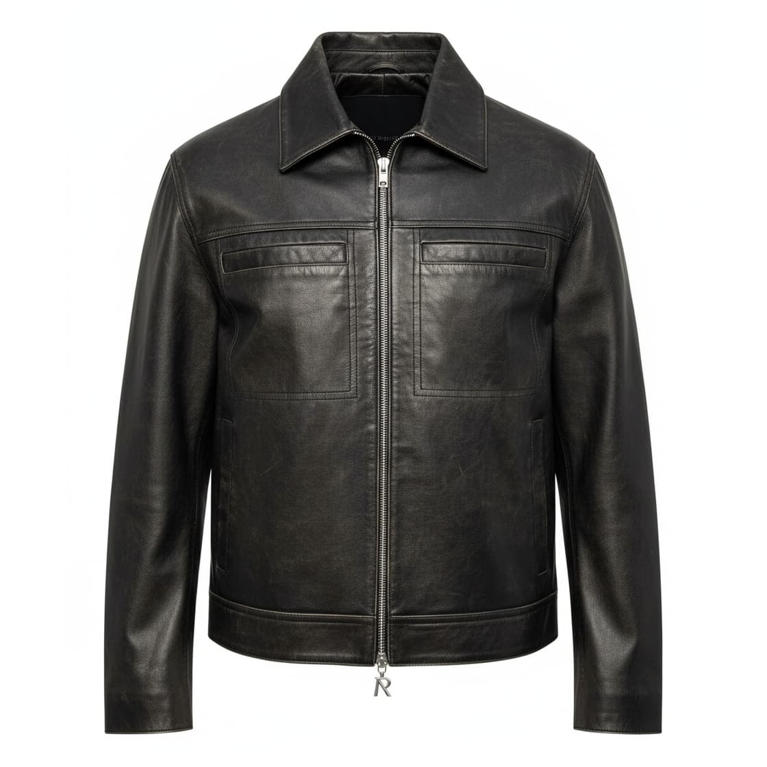 Represent Distressed Leather Jacket