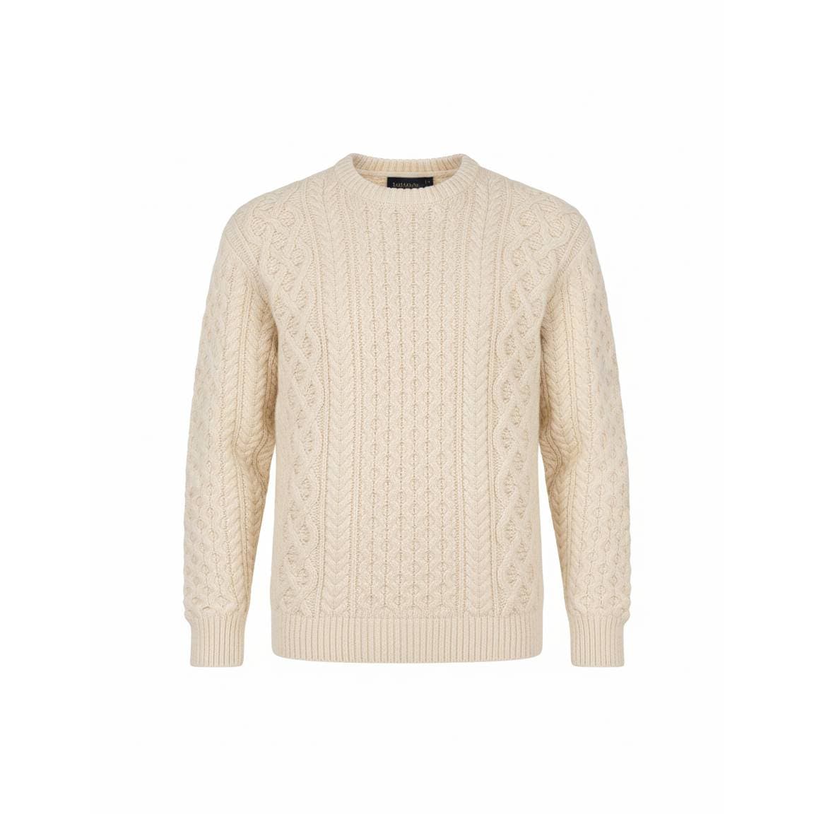 Heavyweight Merino Wool Aran Sweater